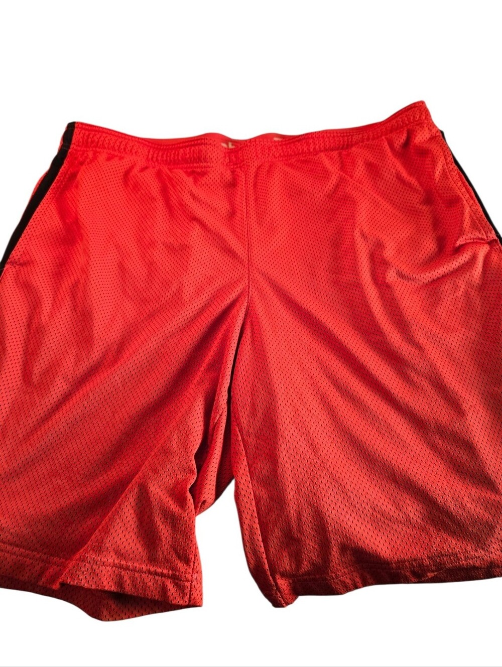Reebok Men's Red Athletic Mesh Shorts - Lightweight Performance Size XL-XXL